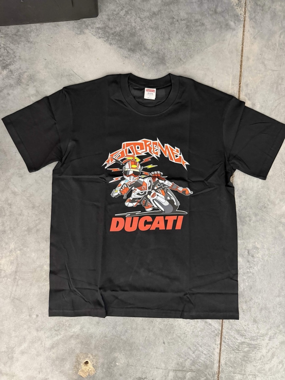 Supreme Ducati Black T-Shirt Size Small